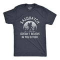 Yeti Mens Shirts Big Foot Shirts Hide And Seek Champion Funny Shirts Yeti Gifts Sasquatch Doesn39t Believe In You Either Unisex Shirts Graphic Tee – Bold Style · High-Quality Print
