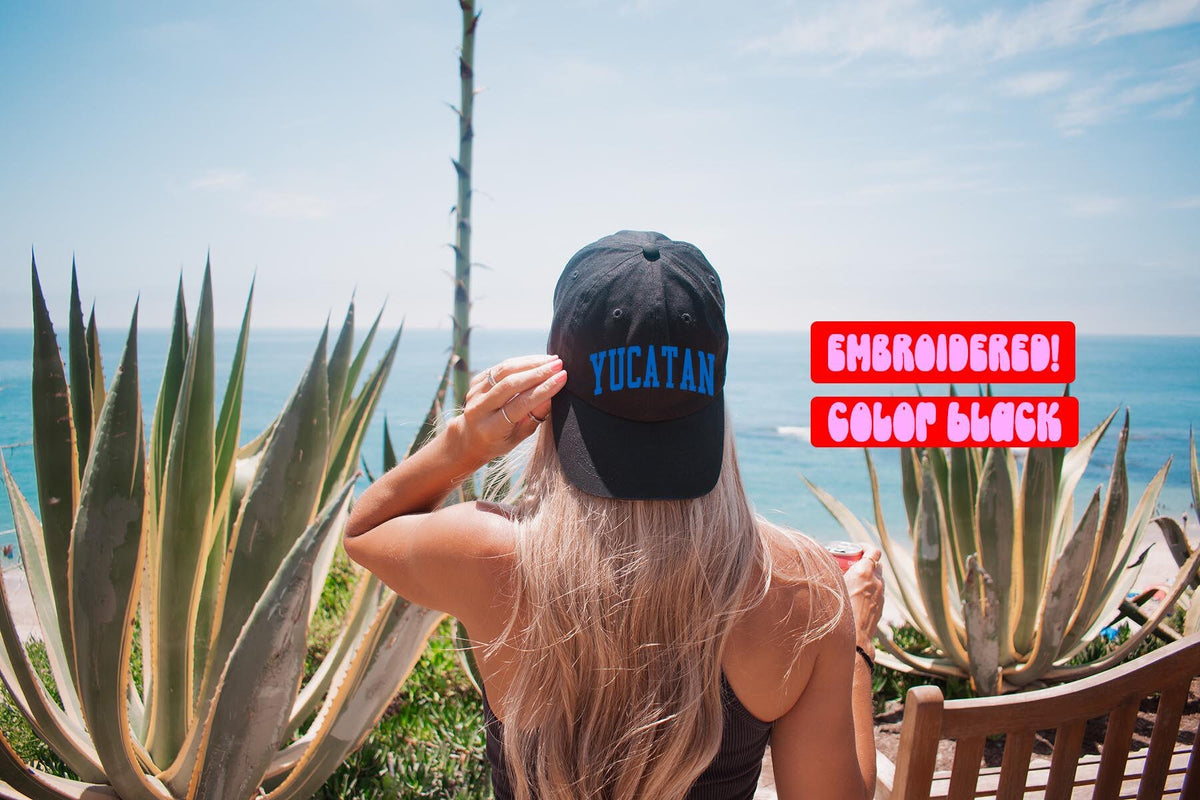 Yucatan Mexico Moving Away Dad Hat Gifts Baseball Cap Embroidered White Black Stone Beige Graphic Tee – Soft Feel · Must-Have Style