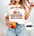 Dental Hygienist Groovy Pumpkin Retro Shirt Gifts Fall Shirt Comfort Colors Autumn Tshirt Crewneck Tee Crew Neck Men Women Graphic Tee – Warm & Stylish · High-Quality Print