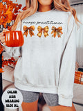 Fall Nurse Practitioner NP Sweatshirt Gifts for Her Autumn Crewneck Bows Coquette Sweatshirt Funny Sweater Shirt Cozy Comfy Unique Sweatshirt – Aesthetic Look · Perfect For Daily Wear