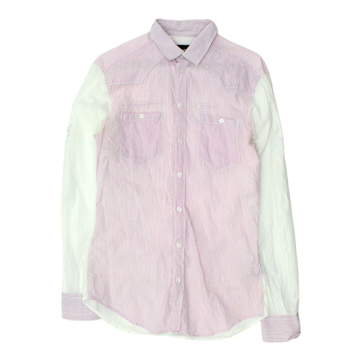 Dolce Gabanna Mens White Pink Collared Shirt Vintage High End Designer VTG Graphic Tee – Easygoing Wear · Perfect For Daily Wear