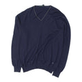 Fay Mens Navy VNeck Wool Knit Jumper Vintage High End Designer VTG Graphic Tee – Aesthetic Look · Top Pick For Any Outfit