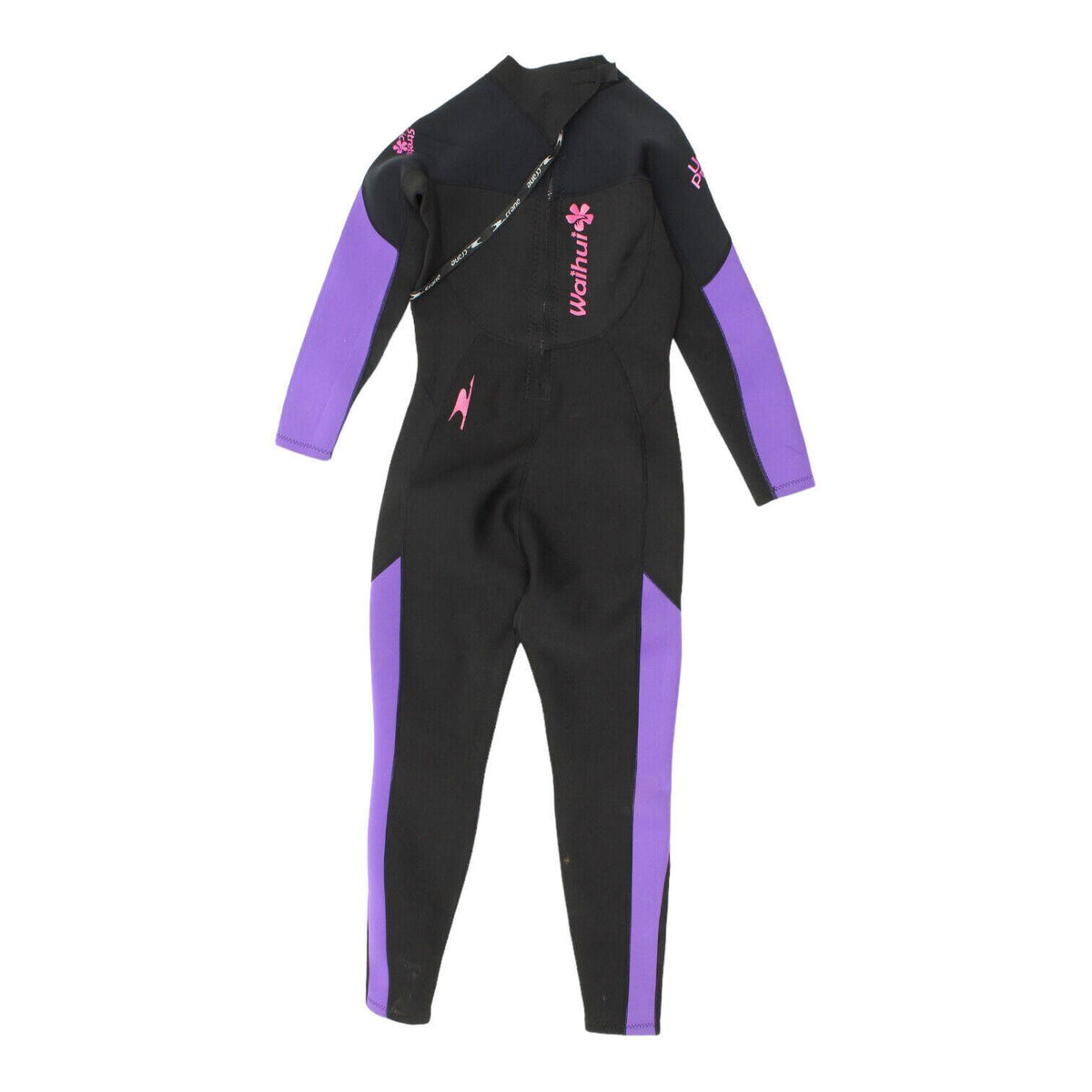 Waihui Womens Black Purple Full Body Wetsuit Vintage Water Sports Surfing Graphic Tee – Soft Feel · High-Quality Print