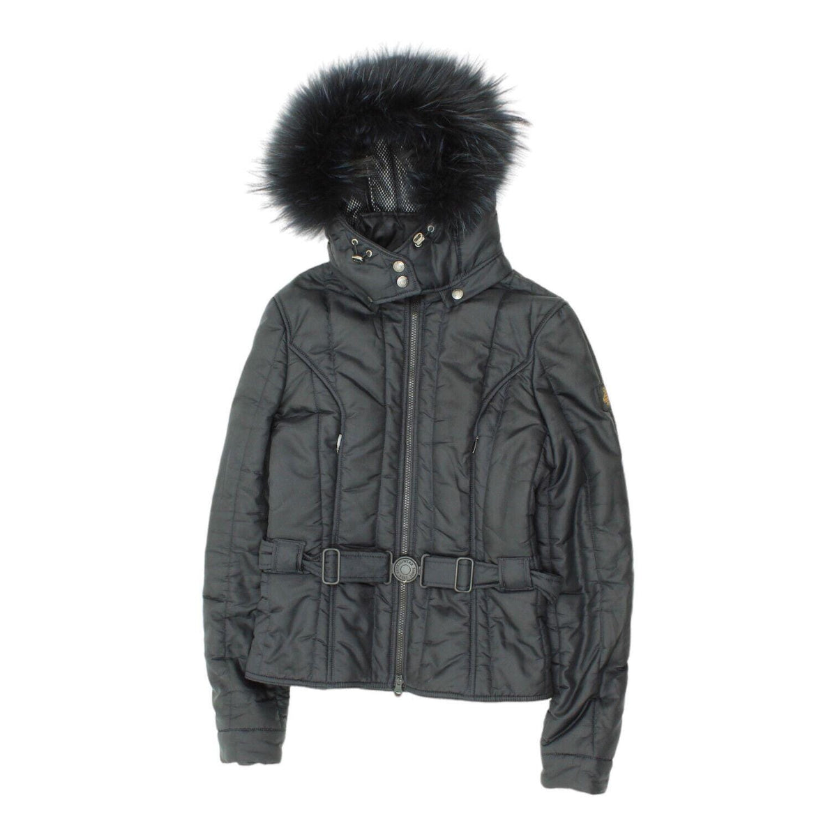Refrigiwear Womens Black Quilted Faux Fur Hooded Jacket Vintage Designer VTG Graphic Tee – Cozy Vibes · High-Quality Print