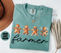 Farmer Shirt Christmas Shirt Gifts Gingerbread Man Shirt Comfort Colors Tshirt Crewneck Tee Crew Neck Men Women Graphic Tee – Cozy Vibes · Trending Graphic Apparel