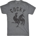 Mens Cocky Shirt Cockerel Shirt Mens Rooster Shirt Funny Bird Shirt Farm Owners Gift Cool Tees confident tee Graphic Tee – Fan Favorite · Great Gift For Fans