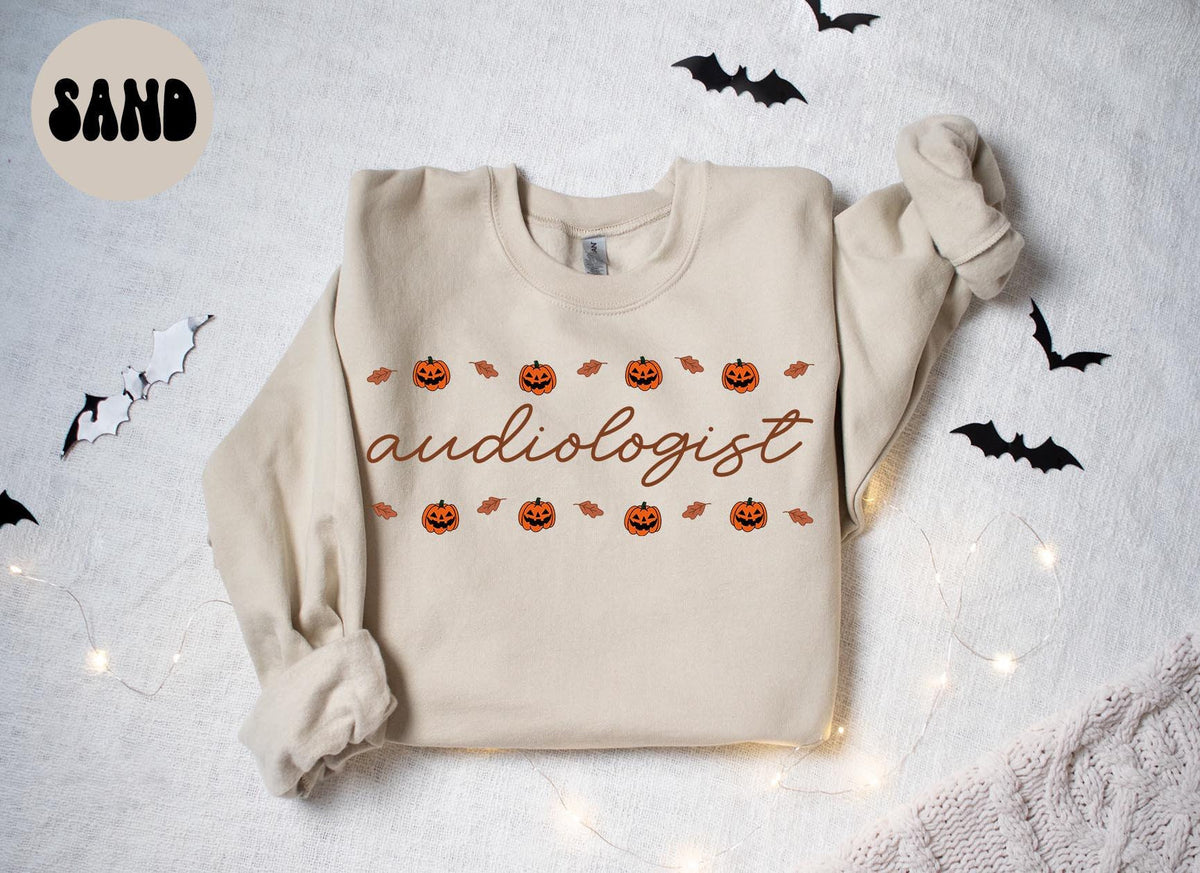 Audiologist Halloween Sweatshirt Audiology Sweatshirt Gifts for Her Pumpkin Crewneck Cozy Sweater Shirt Unique Sweatshirt – Feel-Good Design · Top Pick For Any Outfit