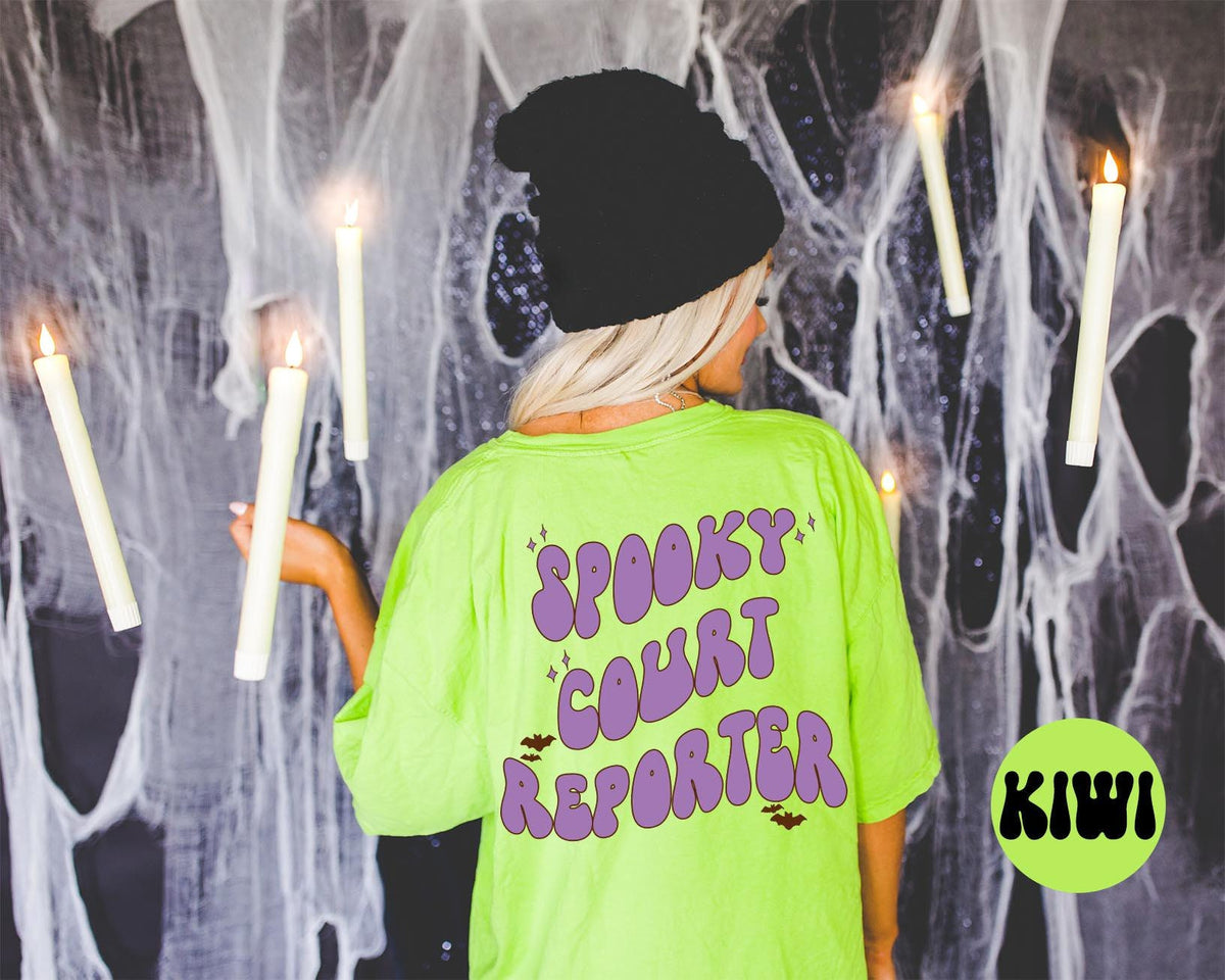 Court Reporter Spooky Halloween Bats Shirt Gifts Back of Tshirt Tees TShirt Unisex Funny Birthday Gift Women Men Graphic Tee – Warm & Stylish · Top Pick For Any Outfit