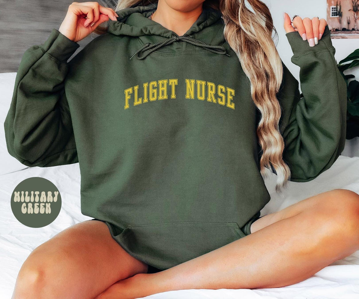 Flight Nurse Hoodie Gifts Hooded Sweatshirt Jumper Long Sleeve Birthday Gift for Men Gift for Women Hoodie – Warm & Stylish · Perfect For Daily Wear