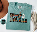 Librarian Spooky Halloween Shirt Gifts Comfort Colors Tshirt Crewneck Tee Crew Neck Men Women Graphic Tee – Premium Graphic · High-Quality Print