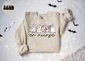 ER Nurse Emergency Room Nursing Halloween Ghost Sweatshirt Gifts for Her Funny Sweater Shirt Cozy Comfy Unique Sweatshirt – Warm & Stylish · Perfect For Daily Wear