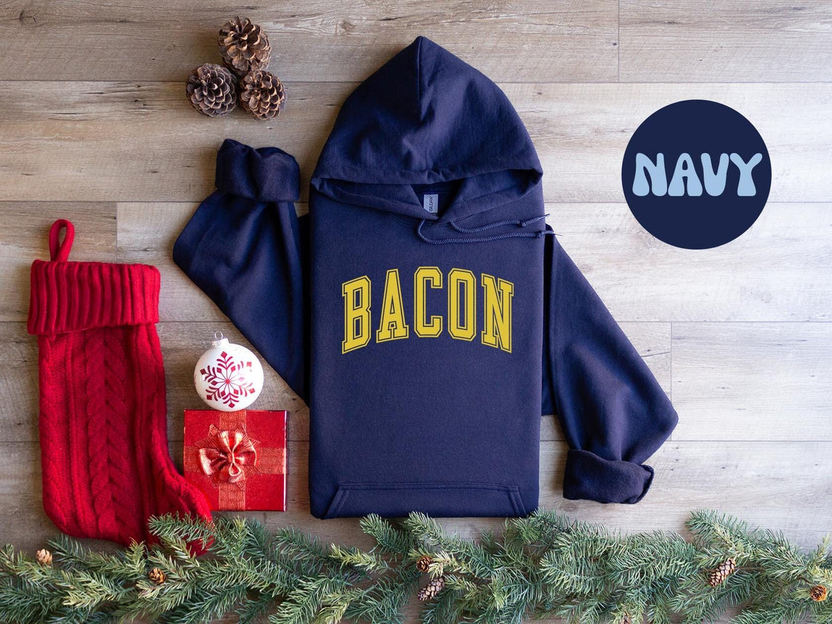 Bacon Hoodie Breakfast Hoodie Brunch Hoodie Gifts Hooded Sweatshirt Jumper Long Sleeve Birthday Gift for Men Gift for Women Hoodie – Aesthetic Look · High-Quality Print