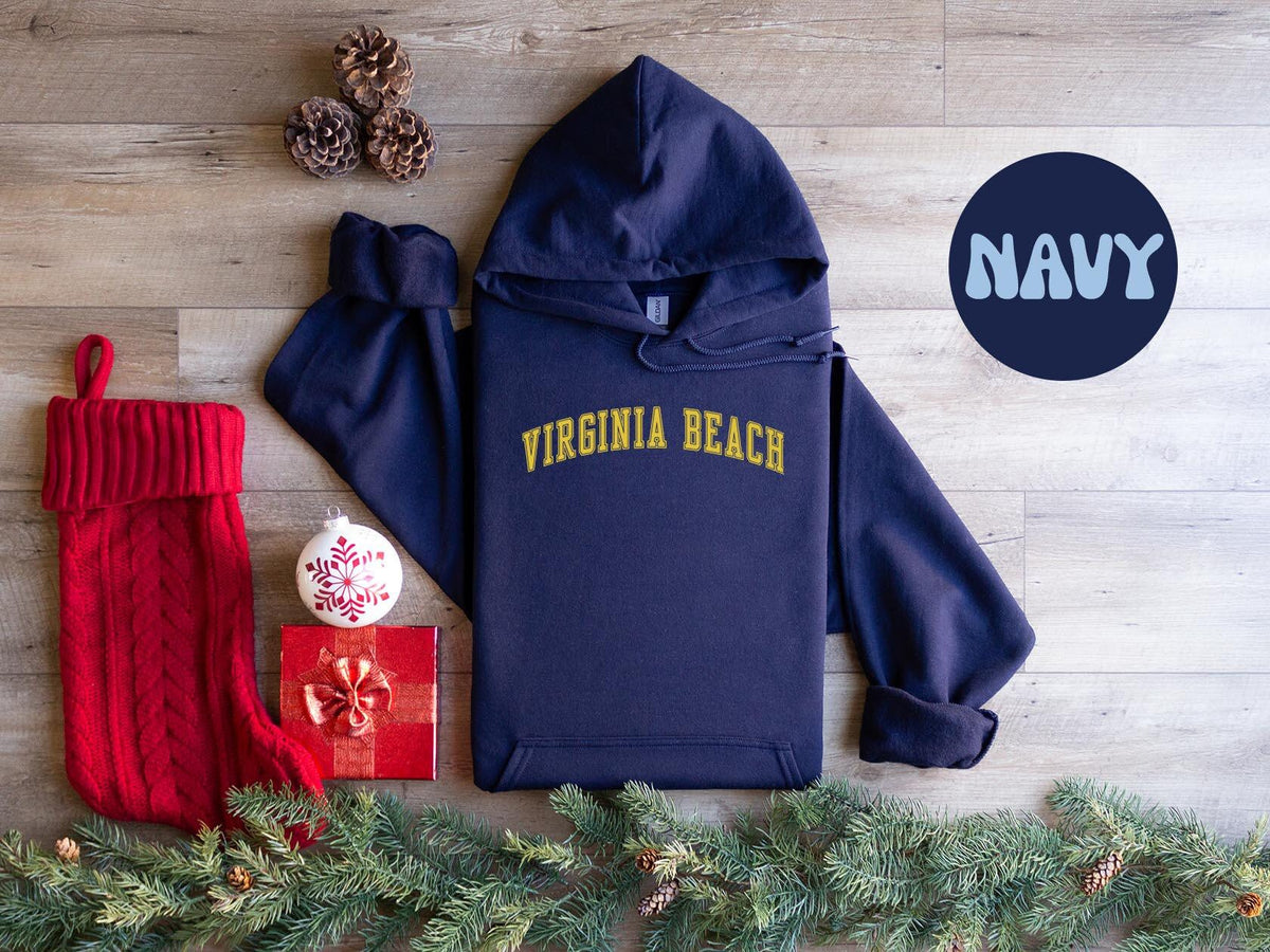 Virginia Beach Hoodie Gifts Hooded Sweatshirt Jumper Long Sleeve Birthday Gift for Men Gift for Women Hoodie – Easygoing Wear · Must-Have Style