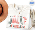 Microbiologist Christmas Shirt Microbiology Shirt Gifts Comfort Colors Cozy Holiday Tshirt Crewneck Tee Women Graphic Tee – Feel-Good Design · Perfect For Daily Wear