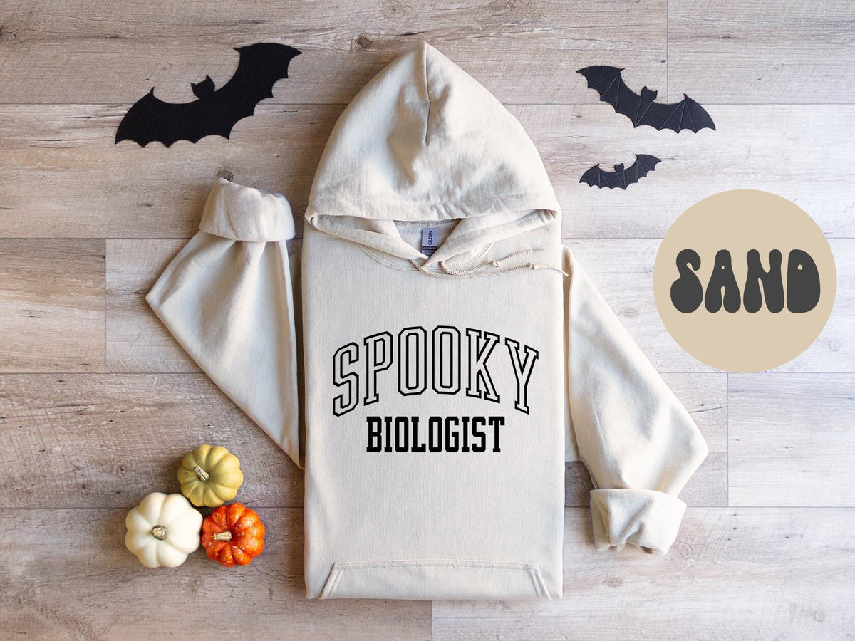 Biologist Biology Spooky Halloween Fall Autumn Hoodie Gifts Hooded Sweatshirt Jumper Long Sleeve Birthday Gift for Men Gift for Women Hoodie – Soft Feel · Must-Have Style