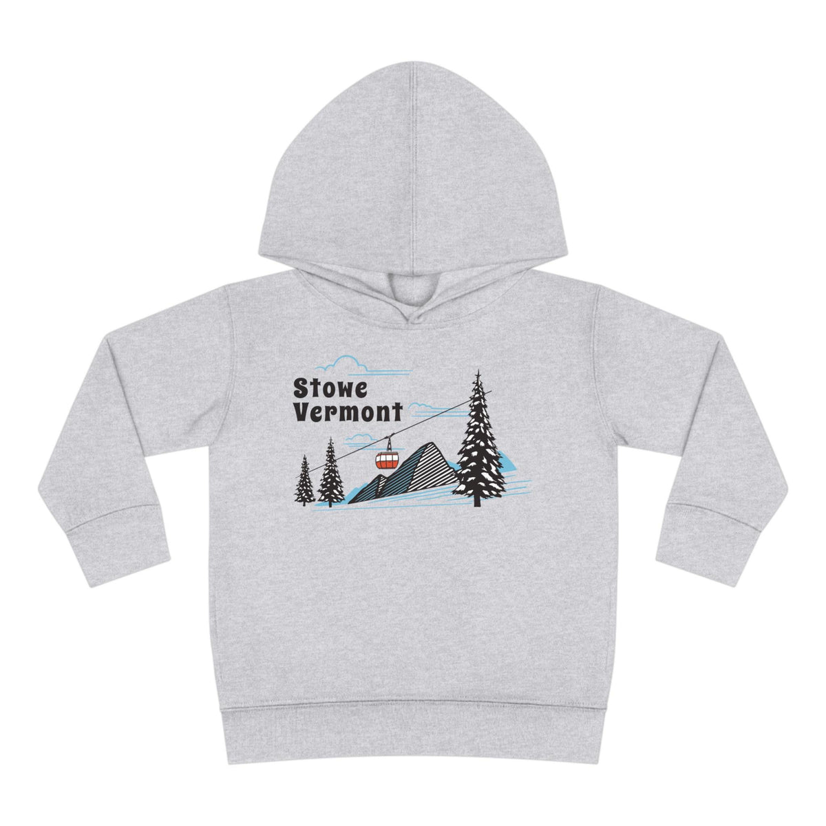 Stowe Vermont Toddler Hoodie Unisex Mountain Stowe Gondola Fleece Pullover Sweatshirt Kids Hooded Jumper Vermont Souvenir Hoodie – Premium Graphic · Top Pick For Any Outfit