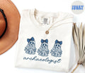 Archaeologist Archaeology French Blue Toile Halloween Ghosts Coquette Shirt Gifts Comfort Colors Tshirt Crewneck Tee Crew Neck Women Graphic Tee – Easygoing Wear · Top Pick For Any Outfit