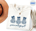 Sociologist Sociology French Blue Toile Halloween Ghost Coquette Floral Shirt Gifts Comfort Colors Tshirt Crewneck Tee Crew Neck Women Graphic Tee – Premium Graphic · Trending Graphic Apparel