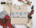 Electrician Christmas Sweatshirt Electrician Sweatshirt Gifts for Women Jumper Shirt Crewneck Long Sleeve Cozy Sweatshirt – Cozy Vibes · Trending Graphic Apparel