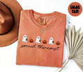 Speech Therapist Halloween Ghost Pumpkin Shirt Gifts Comfort Colors Tshirt Crewneck Tee Crew Neck Men Women Graphic Tee – Aesthetic Look · High-Quality Print