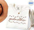 Godmother Christmas Shirt Godmother Shirt Gifts Holly Shirt Comfort Colors Tshirt Crewneck Tee Women Graphic Tee – Warm & Stylish · Must-Have Style