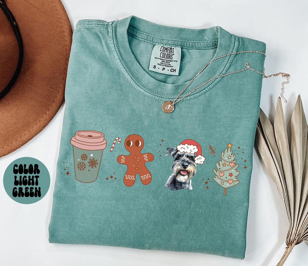 Miniature Schnauzer Dog Mom Christmas Shirt Miniature Schnauzer Shirt Gifts Holly Shirt Comfort Colors Tshirt Crewneck Tee Women Graphic Tee – Feel-Good Design · Perfect For Daily Wear