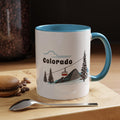 Colorado Retro Snow Skiing Mountain 11 oz Mug Ski Lodge Decor Coffee Cup Mountain Gondola Lover Gift Retro Skiing Mug Graphic Tee – Feel-Good Design · High-Quality Print