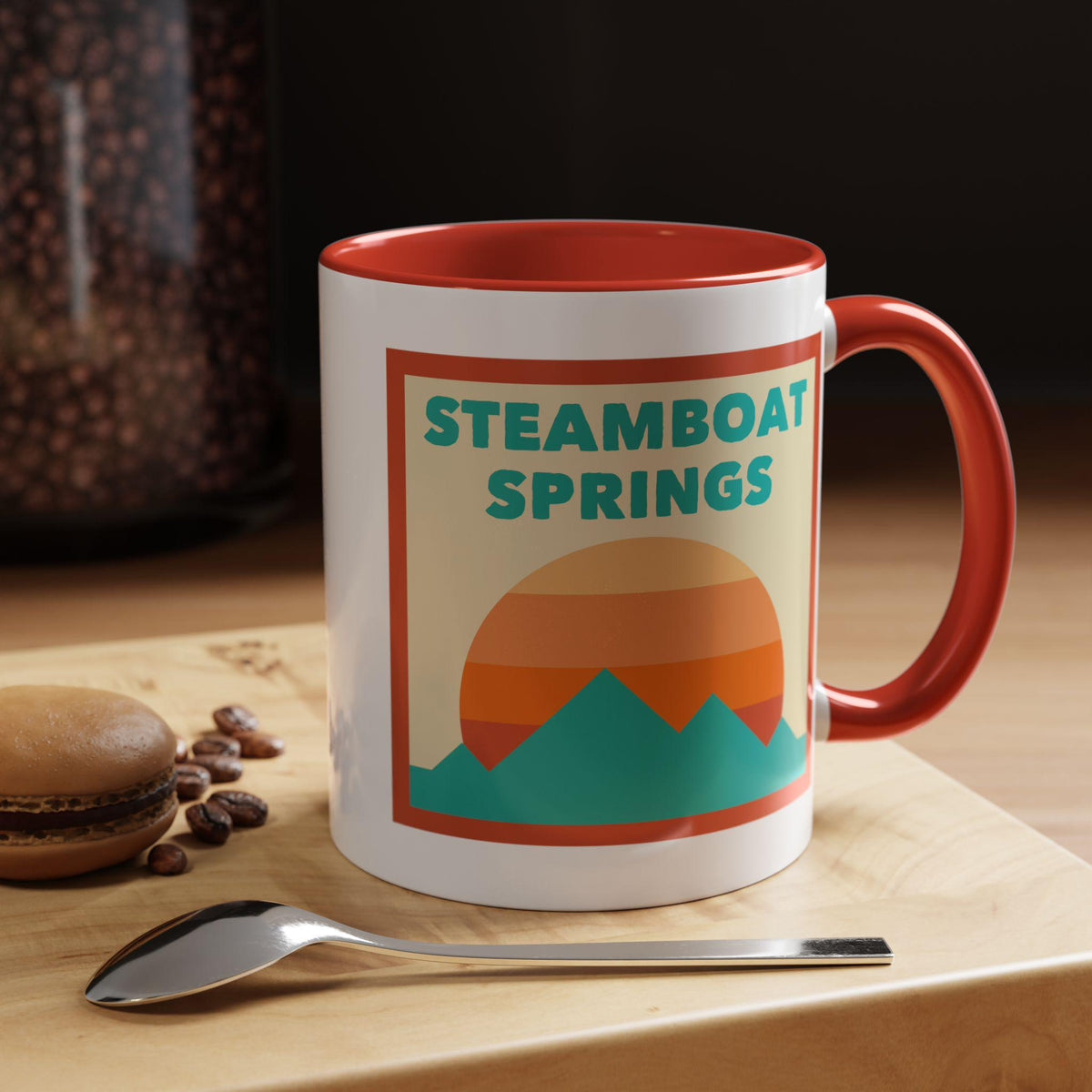 Steamboat Colorado Retro Ombre Sun Mountain Coffee Mug 11 oz Steamboat Colorado Nature Lover Gift Mountain Enthusiast Mug Graphic Tee – Cozy Vibes · Must-Have Style