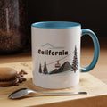 California Retro Snow Skiing Mountain 11 oz Mug Ski Lodge Decor Coffee Cup Mountain Gondola Lover Gift Retro Skiing Mug Graphic Tee – Premium Graphic · Perfect For Daily Wear