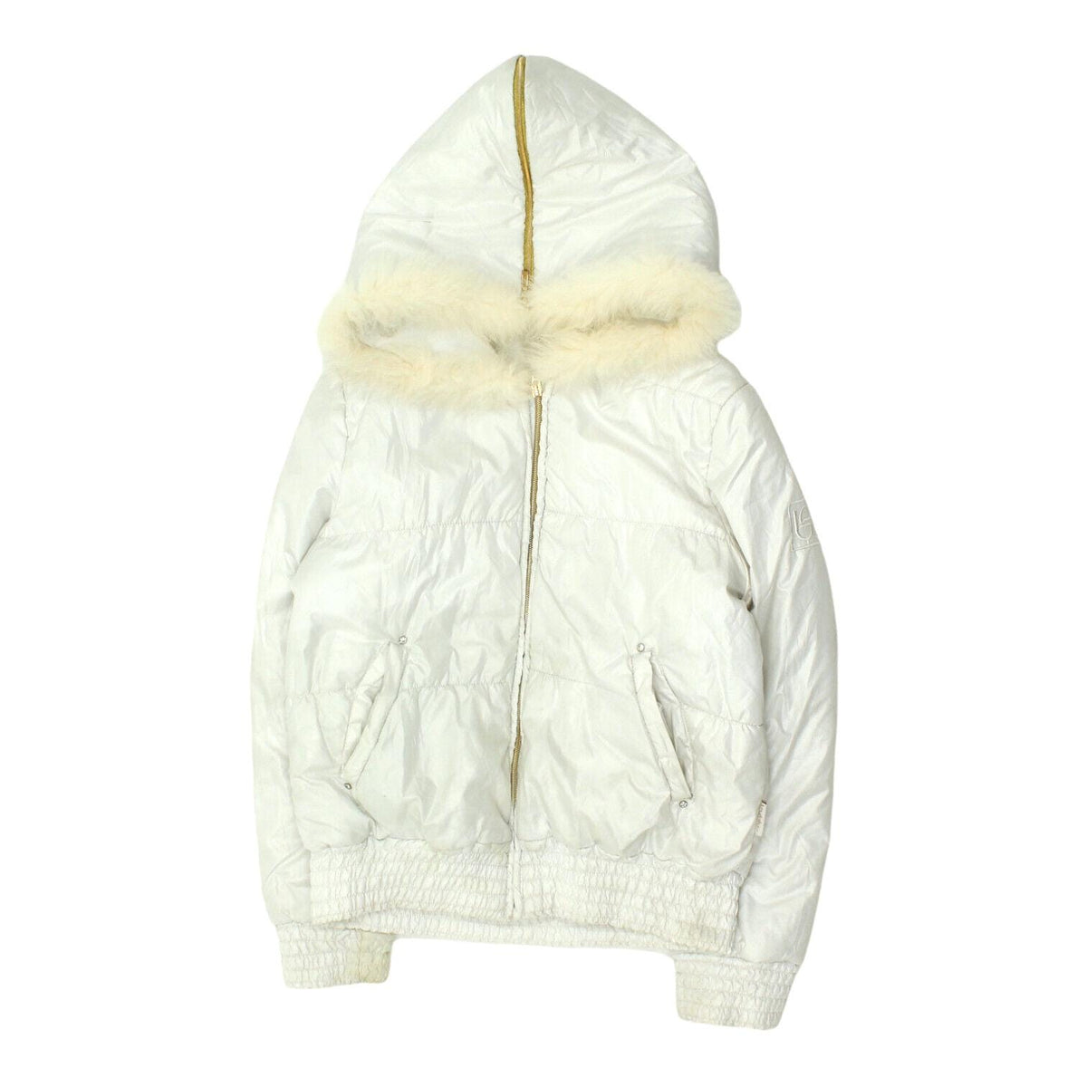Byblos Junior Club Kids White Faux Fur Hooded Padded Jacket Boys Girl Designer Graphic Tee – Fan Favorite · High-Quality Print