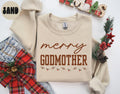 Godmother Christmas Sweatshirt Gifts Funny Jumper Shirt Funny Christmas Crewneck Long Sleeve Cozy Sweatshirt – Warm & Stylish · Great Gift For Fans