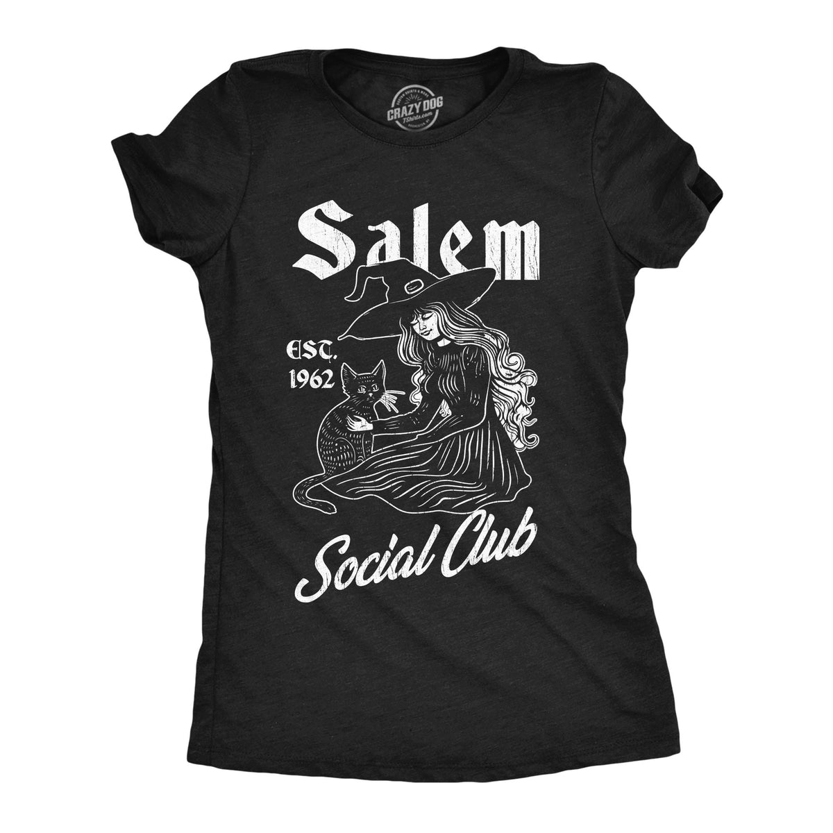 Witch Shirt Pagan TShirt Occult Shirt Womens Funny T shirt Salem Social Club Witch Shirt Salem Shirts Vintage Tee Black Cat Shirts Graphic Tee – Feel-Good Design · Must-Have Style