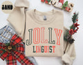 Linguist Christmas Sweatshirt Linguistics Sweatshirt Gifts for Her Holiday Crewneck Cozy Sweater Shirt Unique Sweatshirt – Premium Graphic · Great Gift For Fans