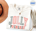 Psychologist Christmas Shirt Psychology Shirt Gifts Comfort Colors Cozy Holiday Tshirt Crewneck Tee Women Graphic Tee – Warm & Stylish · High-Quality Print