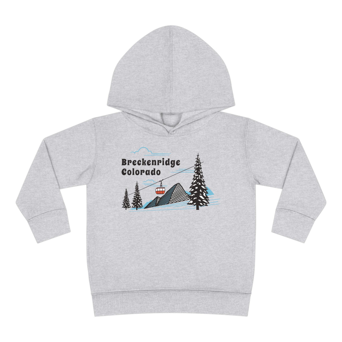 Breckenridge Colorado Toddler Hoodie Unisex Mountain Gondola Fleece Pullover Sweatshirt Kids Hooded Jumper Colorado Souvenir Hoodie – Aesthetic Look · Must-Have Style