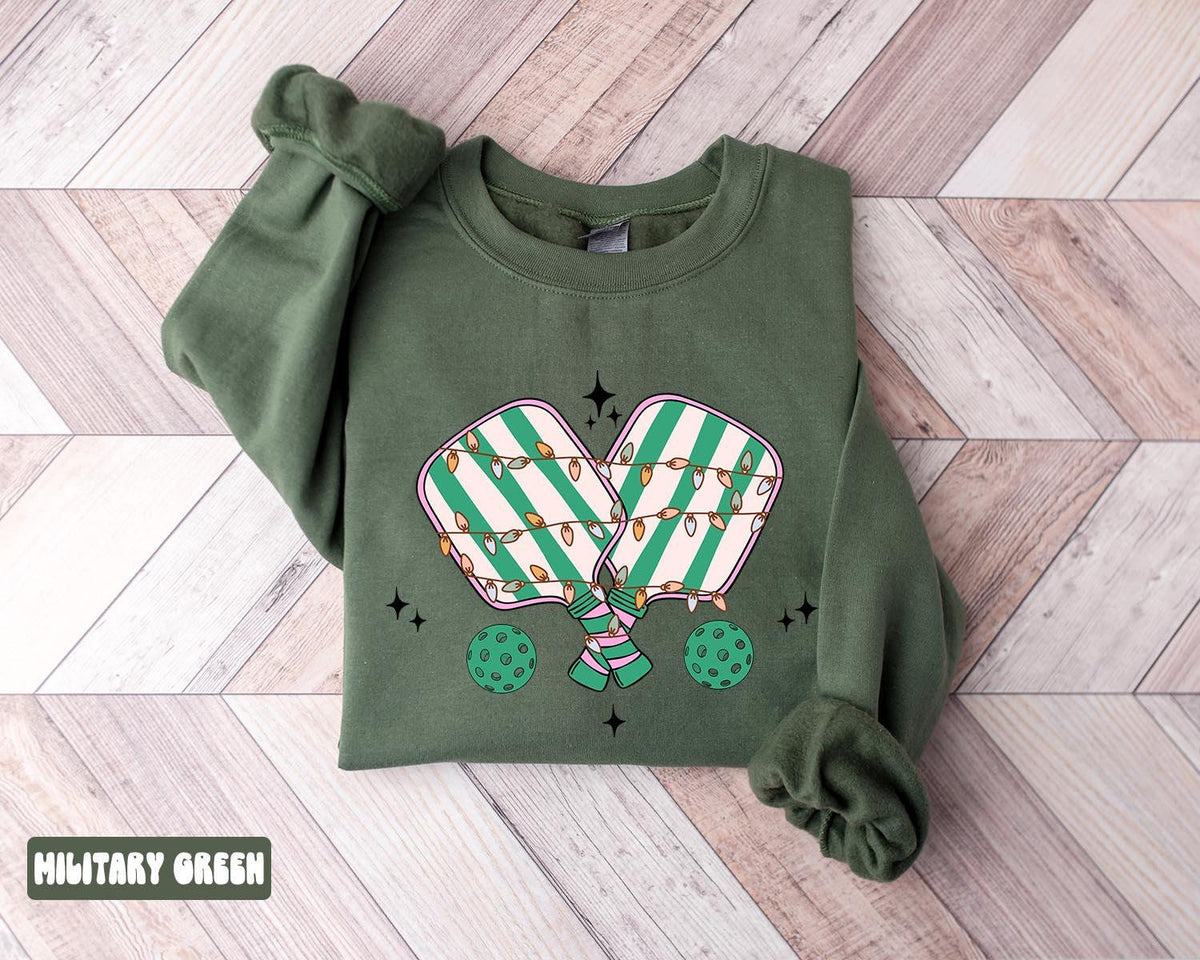 Pickleball Christmas Sweatshirt Pickleball Sweatshirt Gifts Jumper Shirt Crewneck Long Sleeve Cozy Sweatshirt – Premium Graphic · Trending Graphic Apparel