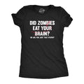 Did Zombies Eat Your Brains Are You Just That Stupid Black Zombie Shirt Zombie Apocalypse Shirt Halloween Undead Shirt Halloween Shirts Graphic Tee – Fan Favorite · Perfect For Daily Wear