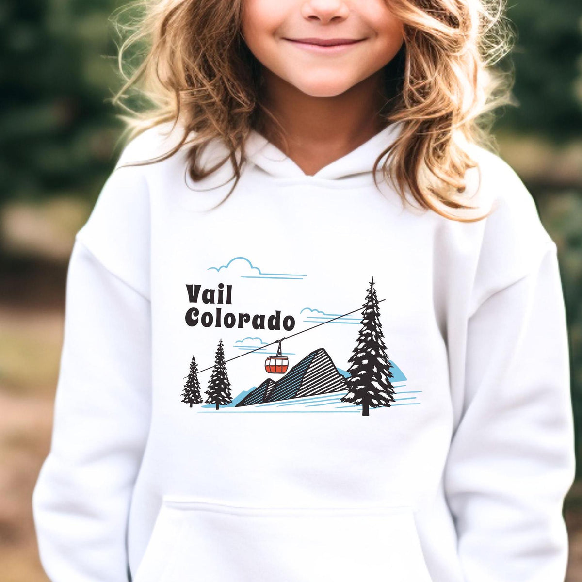 Retro Vail Colorado Youth Hoodie Mountain Vail Colorado Kids Sweatshirt Cute Vail Colorado Children39s Pullover Hoodie – Bold Style · Perfect For Daily Wear