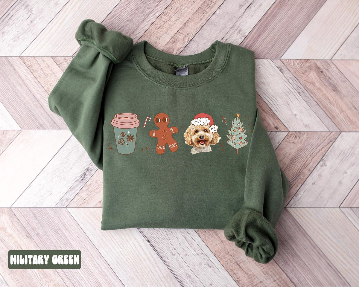 Poodle Dog Mom Christmas Sweatshirt Poodle Sweatshirt Gifts for Women Jumper Shirt Crewneck Long Sleeve Cozy Sweatshirt – Warm & Stylish · Top Pick For Any Outfit