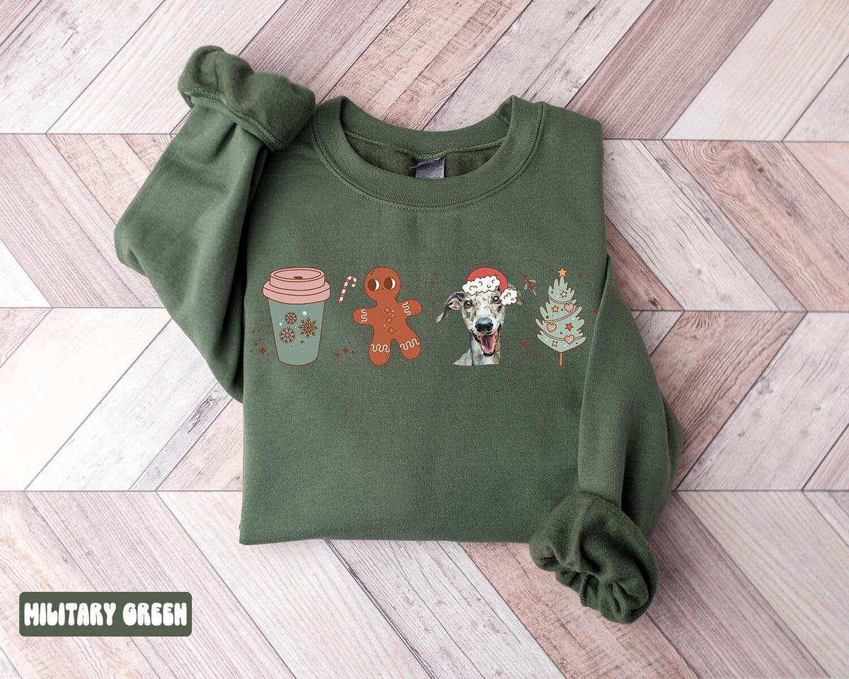 Whippet Dog Mom Christmas Sweatshirt Whippet Sweatshirt Gifts for Women Jumper Shirt Crewneck Long Sleeve Cozy Sweatshirt – Bold Style · Must-Have Style