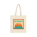 Wyoming Tote Bag Cotton Canvas Tote Bag Reusable Shopping Bag EcoFriendly Tote Wyoming Gift Personalization Available Tote Bag – Cozy Vibes · High-Quality Print