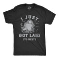 Graveyard Shirt Halloween Shirt Black Spooky Shirt Funny Halloween Shirt Inappropriate Shirt Ghost Costume I Just Got Laid To Rest Graphic Tee – Warm & Stylish · Top Pick For Any Outfit