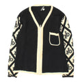Roccobarocco Womens Black Full Zip Knit Cardigan Vintage High End Jumper VTG Graphic Tee – Easygoing Wear · Top Pick For Any Outfit