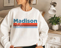 Madison Wisconsin Sweatshirt Retro Bike Adult Unisex Madison Sweatshirt Personalization Available Sweatshirt – Premium Graphic · Trending Graphic Apparel