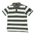 EA7 Emporio Armani Mens Grey Striped Polo Shirt Vintage High End Designer VTG Graphic Tee – Soft Feel · Must-Have Style