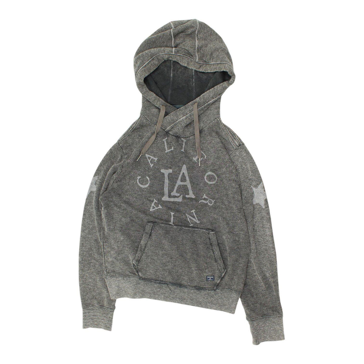 True Religion LA CaliforniaMens Grey Spell Out Logo Hoodie Designer Hoody VTG Hoodie – Fan Favorite · High-Quality Print