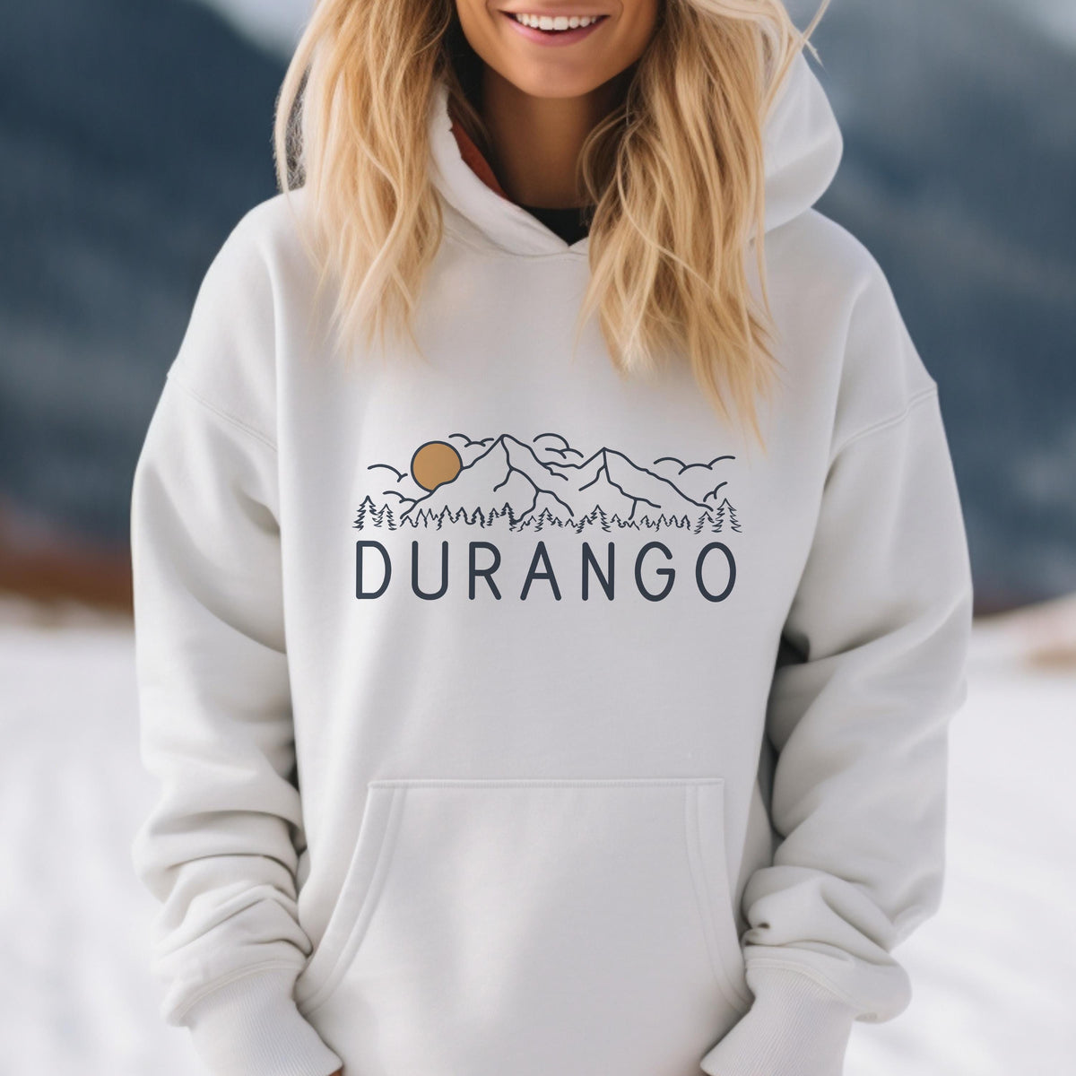 Durango Colorado Hoodie Retro Unisex Durango Hoodie Sweatshirt Personalization Available Hoodie – Premium Graphic · Top Pick For Any Outfit