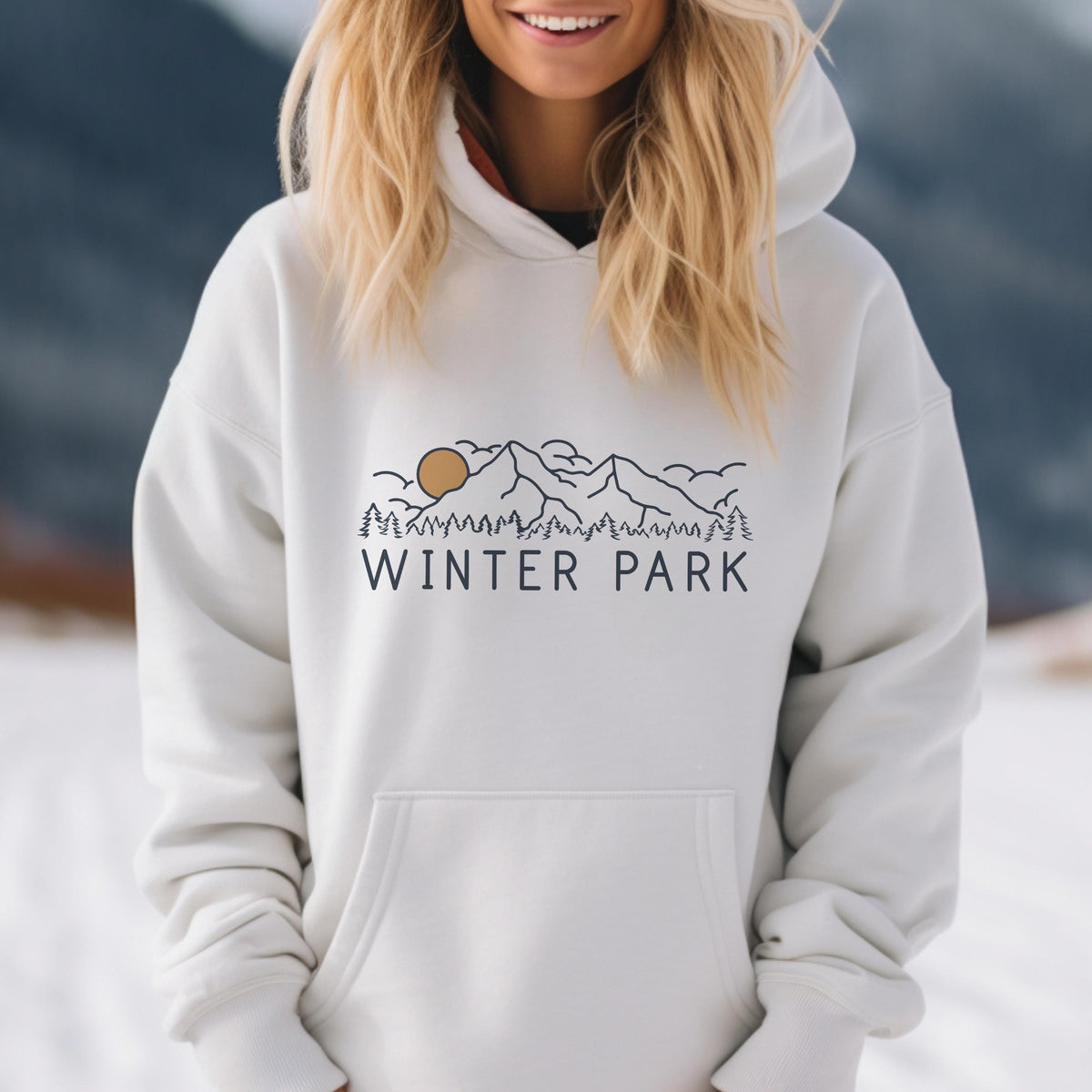 Winter Park Hoodie Retro Unisex Winter Park Colorado Hoodie Sweatshirt Personalization Available Hoodie – Everyday Comfort · Perfect For Daily Wear