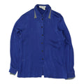 Escada Womens Blue Button Up Shirt Vintage High End Designer Blouse VTG Graphic Tee – Premium Graphic · Perfect For Daily Wear