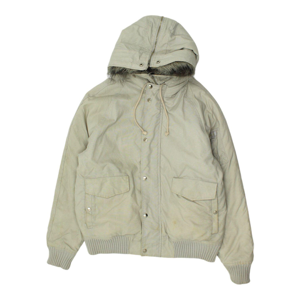 Woolrich Mens Beige Quilted Hooded Jacket Vintage Outdoors Designer Hoodie VTG Hoodie – Soft Feel · Great Gift For Fans